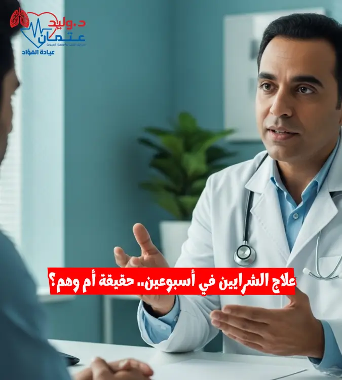 هل يمكن علاج تصلب الشرايين خلال اسبوعين